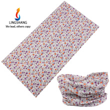 LINGSHANG fashion patterned bandana multifunctional headwear bandana seamless bandana